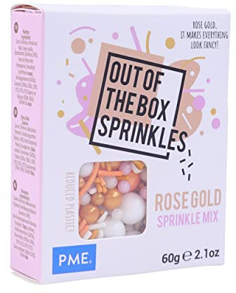 PME Out the Box Sprinkle Mix, Rose Gold