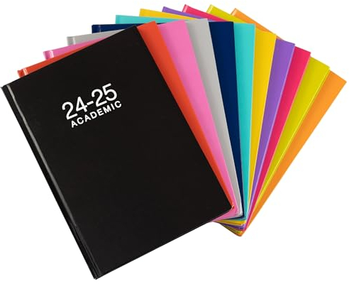 Schülerkalender 2024/2025, A5, Wochenansicht, Schulplaner, Schüler, Lehrer, Jahr w2v - Rosa