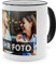 printplanet® - Tasse mit Foto Bedrucken Lassen - Fototasse Personalisieren - Kaffeebecher zum selbst gestalten - 325 ml - Farbe Schwarz
