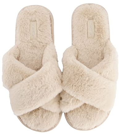 Hunkemöller Slipper Lia - oatmeal marl - 38/39