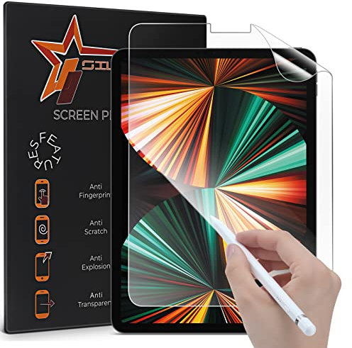 SILCOSTAR [2 Stück Papierfolie Displayschutzfolie - Zeichnen & Schreiben - Für iPad Pro 12,9 Zoll (2018/2020/2021) - Ultra Clear Paper Screen Protector Guard Cover für Apple iPad Pro (32,8 cm (3., 4.,