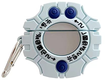 PLXBYC Kopfhörer-Schutzhülle für AirPods Pro, 3D-Cartoon-Digimon, Monster, Digivice, Silikon-Design, kreative weiche Schale für Apple Airpods Pro Headset, Ladehülle