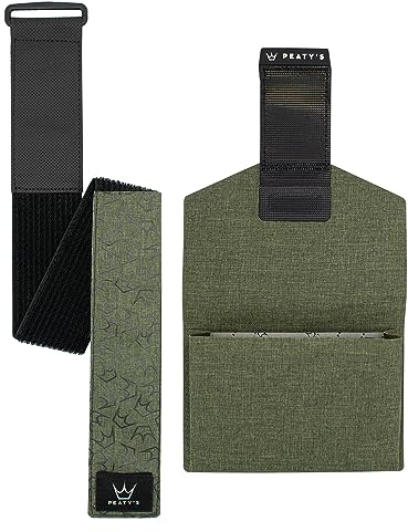 Peaty's HoldFast Trail Tool Wrap - Fahrrad Rahmentasche für Trail-Essentials, Wasserdichte Fahrrad Werkzeugtasche mit reflektierendem Aufdruck, Sichere Aufbewahrung, Fahrradtasche Klein, MTB Zubehör