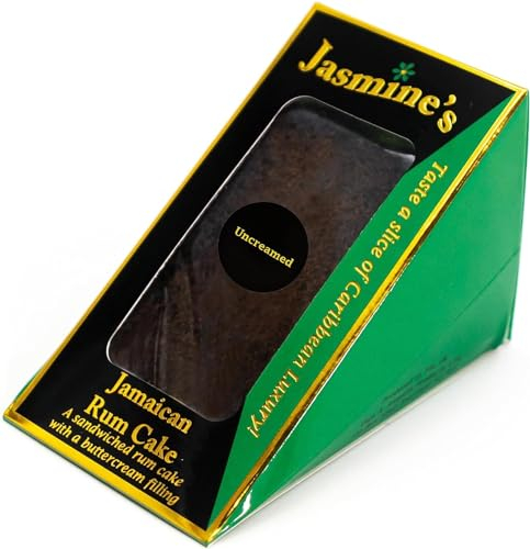 (Pack of 3) (Freshly Baked 10 day shelf life) Jasmine's Jamaican Rum Cake - Uncreamed Luxury Slices | Caribbean Rum Cake for Desserts, Birthday Cake, Gift, Parties, Christmas Cake