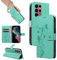 SRISHP Cover per Samsung Galaxy S22 Ultra, Magnetica Cover a Libro con Slot per Schede, Custodia in PU Pelle Portafoglio per Galaxy S22 Ultra, Verde