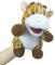 lilizzhoumax Handpuppe Giraffe Kuscheltier Simuliertes Tier Giraffe Handpuppe aus Plüsch Kawaii Niedliches Rollenspiel interaktives Früherziehungsspielzeug für Kinder Geschenk für Kinder Zoo Tiere