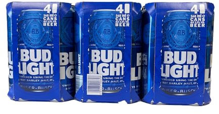 American Bud Light I 568ML I 3.4% ABV I Pack of 12