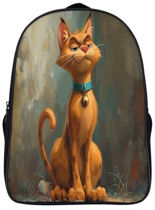 GAOYUCHUN Scooby Doo Cat Rucksack Mädchen TeenagerSchulrucksack Schultasche Junge Mädchen Rucksäcke Schulranzen Teenager Tagesrucksack Kinderrucksäcke 40x28x16cm