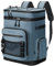 Hulongo 48Cans Kühlrucksack Wasserdicht Isoliert Rucksack Kühler für Damen & Herren Auslaufsicher Blau