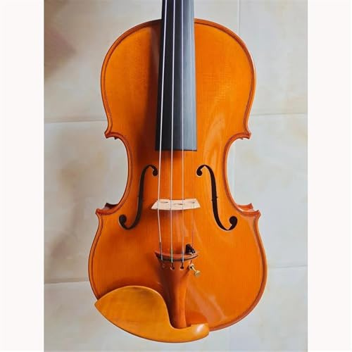 Violine 4/4 Handgefertigtes Massivholz-Geigenzubehör Mit Box Und Bogen(1/2)