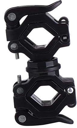 GAROZATION Fahrrad-taschenlampenhalter Drehbarer Halter Aus Eisen Und Abs Passend Für Taschenlampen Langlebig Und Praktisch Für Täglichen Gebrauch Geschenk Für Radfahrer