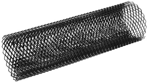 Jrifedptry Griglia universale per auto, 102 x 33 cm, in metallo, griglia rombica, con foro a rete 8 x 16 mm