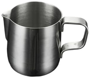 Bricco Per Latte In Acciaio Inox 100/350/600ml Milk Jugs Stainless Steel Milk Craft Milk Frothing Pitcher Coffee Latte Frothing Art Jug Pitcher Mug Cup Per Cappuccino Barista Espresso Making(100ml)