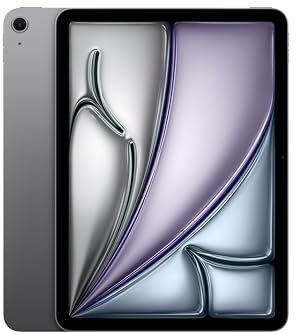 Apple iPad Air 11'' con chip M3: Apple Intelligence, 256 GB, fotocamera frontale e posteriore da 12MP, Wi-Fi 6E, Touch ID, un giorno intero di batteria — Grigio siderale