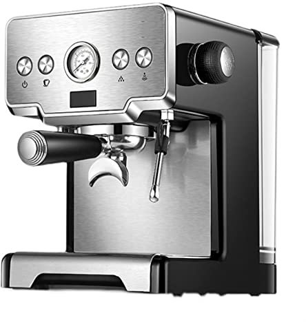 GKJHTED Cafetera Espresso de 15 Bares, con vaporizador para Leche y Capuchino, depósito de Agua de 1,7 l, para Baristas domésticos, 1450 W