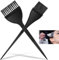 Lot de 2 pinceaux de coloration pour cheveux, outils de coloration pour le bricolage, la coloration des cheveux en salon
