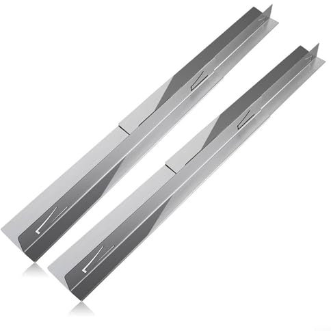 ComfyHarbor Lot de 2 couvre-espaces de comptoir de cuisine en acier inoxydable résistant à la chaleur réglable de 35 à 70 cm