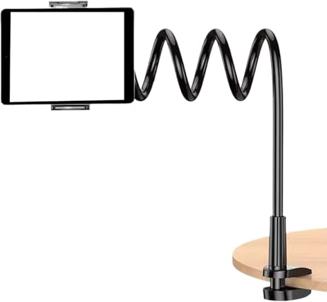 Handyhalterung für das Bett 360° verstellbare Schwanenhals-Armklemme für