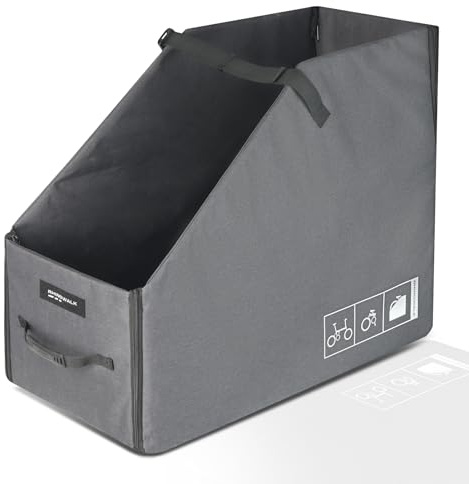 Ausla Boîte de Rangement pour Vélo Pliant avec Housse Anti-poussière, Matière Polyester, Facile à Transporter et à Ranger, Idéale pour Les Utilisateurs de Vélos Pliants en Extérieur (20