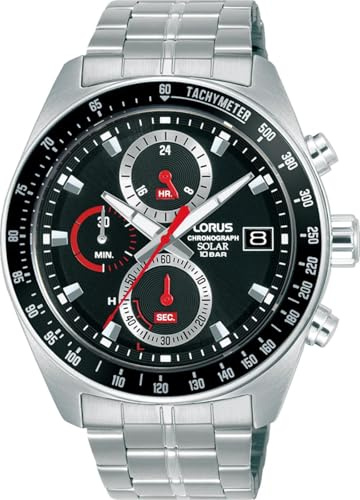 Lorus Damen Uhr Chronograph Edelstahl Silber