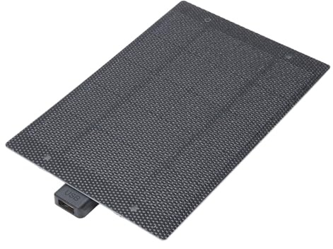 Dioche Panneau Solaire Portable 7W 5V ETFE, Chargeur Solaire Monocristallin, Chargeur de Banque d'alimentation, Portable pour Téléphones Mobiles
