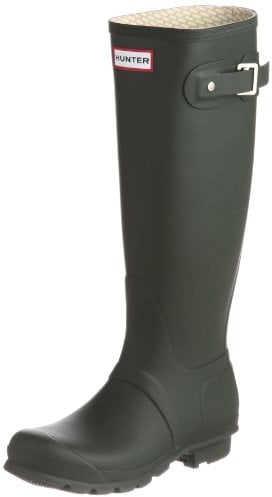 Hunter Original Tall, Stivali Di Gomma Unisex - Adulto, Verde (Dark Olive), 42 EU