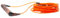 Hyperlite 2021 SG Handle with 80ft A-Line Wakeboard Tow Rope - Orange