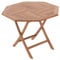 Divero klappbarer Gartentisch Lucca aus Teak Holz, behandelt – Farbe: Braun