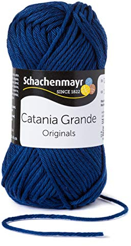 Schachenmayr Catania Grande 9807331-03164 jeans Handstrickgarn, Häkelgarn, Baumwolle