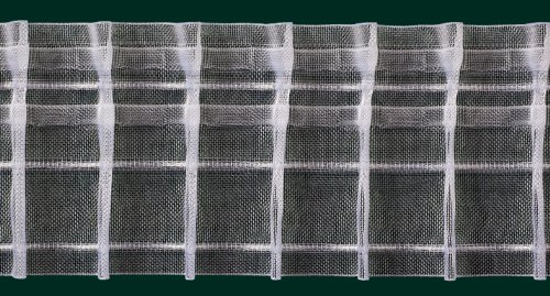 Ruther & Einenkel Gardinenband, PES, halbtransparent, 1000 x 8 x 0.1 cm