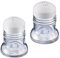 Westmark Set per sale e pepe, Capacità: 40 ml l'uno, Vetro/Plastica, Paris Standard, Bianco/Trasparente, 63062270