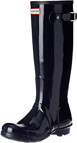 Hunter Wmn Org Tall Gloss, Stivali di Gomma Donna, Blu (Navy Nvy), 39 EU