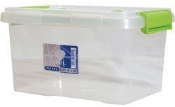 Up Clippy Storage Box and Lid 3 Litre Clear 647860 by Clippy