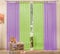 Gardinen Set, 2 x Schlaufenschal Voile, transparent, 245x140, Flieder, 2 x Schlaufenschal Voile, transparent, 245x140, Apfelgrün, 6100061000