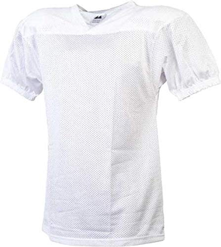 MM Youth Football Practice Jersey (White, Youth-L)