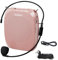 SHIDU Portable Mini Voice Amplifier with Wired Microphone Headset and Waistband, Rechargeable Personal Amplifier Supports MP3 Format Audio for Teachers Tour Guides Coaches Yoga Fitness Instructors