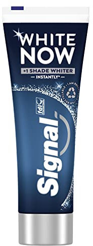 Signal White Now Zahnpasta White Now, Smile Plus Glanz, klinisch nachgewiesene Wirksamkeit, Farbkorrektur, 75 ml