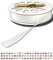 Sandras-Bastelladen Schrägband/Einfassband Satin gefalzt 20m x 20mm 009-Weiß