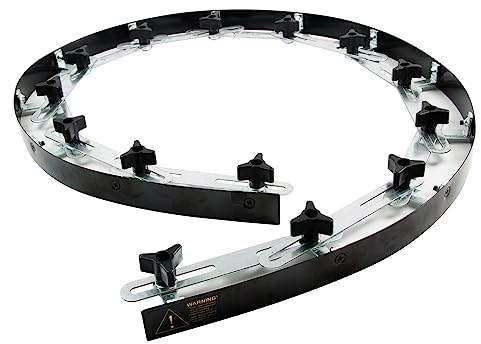 O'SKOOL Kurvenschablone aus Stahl, Flexibel 1700mm – Einstellbare Schablone zum Fräsen von Konturen in Holz, Metall, Kunststoff – Flexibles Kurvenlineal