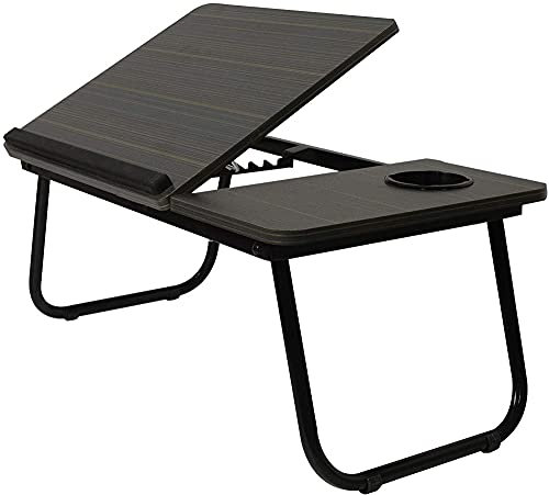 Verstellbarer Laptop-Bett-Tisch Tragbarer Klapp-Laptop-Schreibtisch Laptop-Bett-Tischständer Schoß-Schreibtisch Lesehalter Für Bett Sofa Gaming Couch Boden Gaming