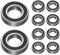 10 Stück 6202 2RS Kugellager 15 mm x 35 mm x 11 mm doppelt geschützte Rillenkugellager für DIY, Drehbänke, Motoren, 3D-Drucker, Fräsmaschinen, verschiedene mechanische Geräte, etc.