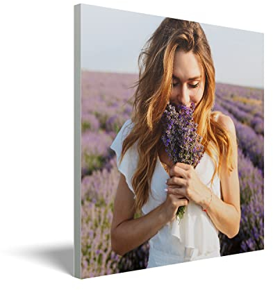 MIXPIX Fotokacheln 20x20 cm quadratisch im 1er-Set – Ihre individuelle Galerie – Leichte Schaumstoff-Dekorfliese mit personalisiertem Foto für Ihren Wohnraum – Wanddekor Fotocollage