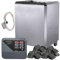 vanvilla Saunaofen Saunaofen 12kw mit externer Steuerung 380V Sauna inkl. Saunasteine für Aufguss Sauna Ofen Heizung Edelstahl Finnische Sauna Fasssauna Gartensauna