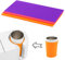 3pcs Sublimation Tumblers Wraps, Silicone Mug Tumbler Wraps in 3 Thickness Compatible with Cricut Mug Press, Mug Press Sublimation Machine Tumblers Efficient Heat Conduction(Colorful)