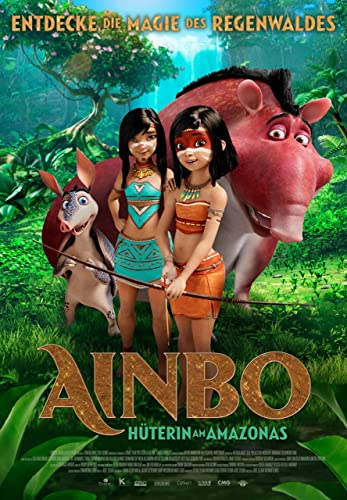 Ainbo 1 A0 Poster on Canvas - Filmkunstposter in verschiedenen Größen für Wohn- oder Schlafzimmerideen. Randlose Kultfilmbilder, klassische ikonische 70er, 80er, 90er Jahre, Vintage-Retro-Wanddekorat