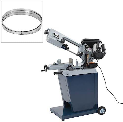 INLIFE Sega a nastro in metallo con base solida, 230 V, 83,6 kg, 143969