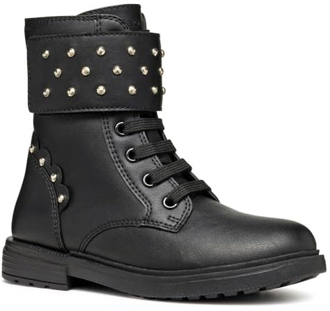 Geox J Eclair Girl N, Stivaletto, Black, 38 EU