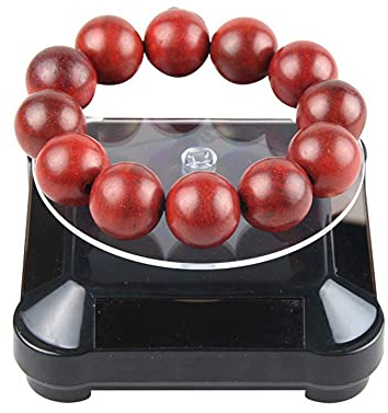 Plato Giratorio eléctrico, Plato Giratorio para joyería, Plataforma giratoria de 360 Grados, Soporte de exhibición Giratorio, para teléfono, Reloj, 10 × 10 × 4,5 cm