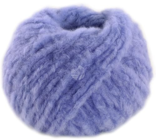 LANA GROSSA Royal Alpaca | Voluminöses Effektgarn aus den feinsten Alpaka Fasern | Handstrickgarn aus 93% Alpaka (Royal) & 7% Polyamid | 50g Wolle zum Stricken & Häkeln | 95m Garn FB 8