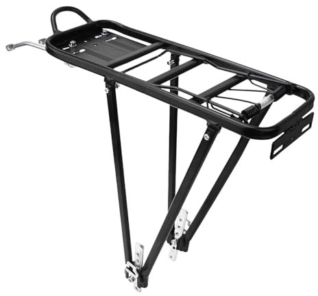 Gkumgwo Porte-bagages arrière, Accessoire Vélo, Support de Chargement de 35 kg | Porte-bagages Robuste, Organiseur Robuste Réglable pour le Cyclisme et les Voyages